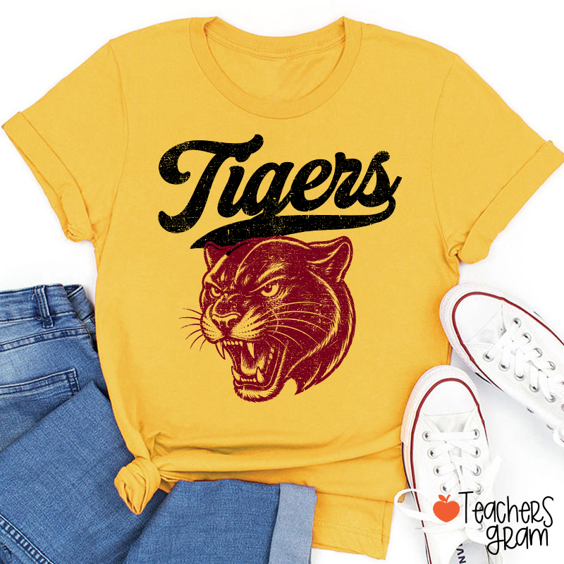 Personalized Mascot Team Name Teacher T-Shirt