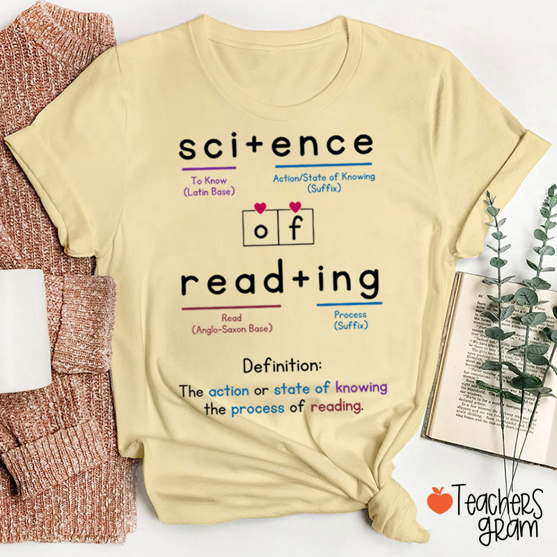 Science Of Reading Teacher T-Shirt