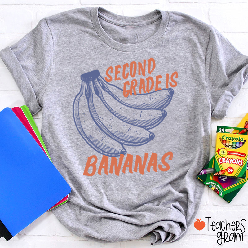 Personalized Grade Bananas Teacher T-Shirt