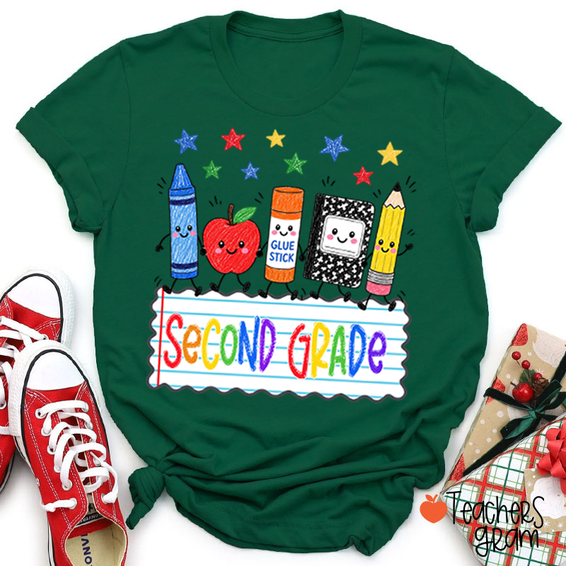 Personalized Grade And Name Dream Team Teacher T-Shirt