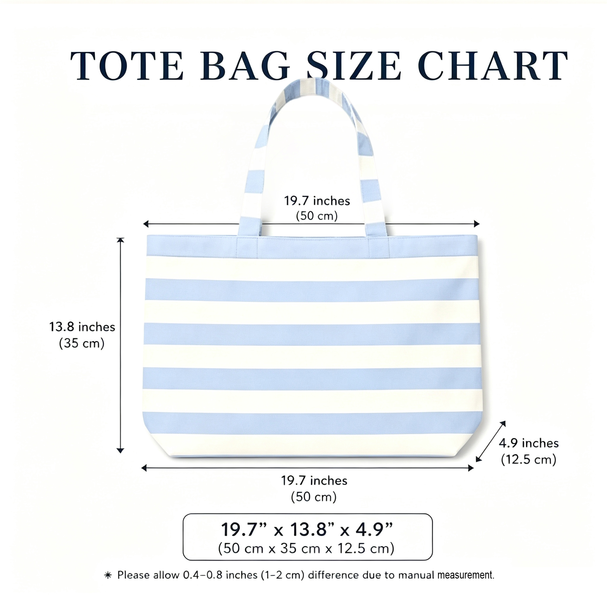Personalized Embroidered Beach Tote Bag