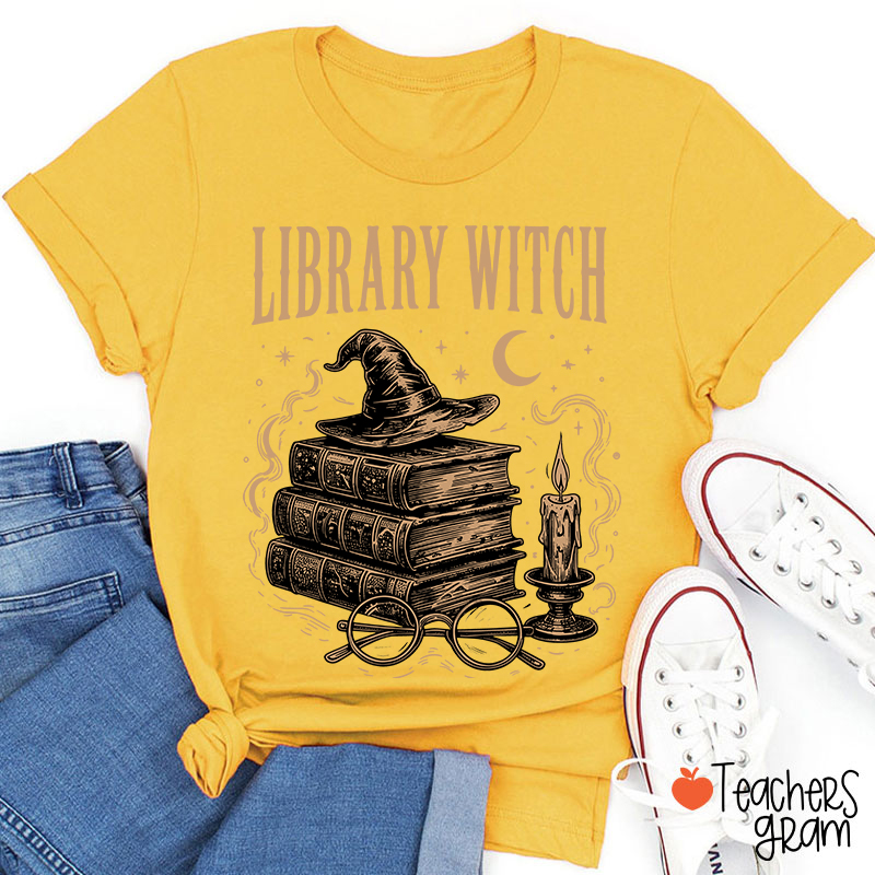 Personalized School Staff Vintage Halloween Vibes Teacher T-Shirt