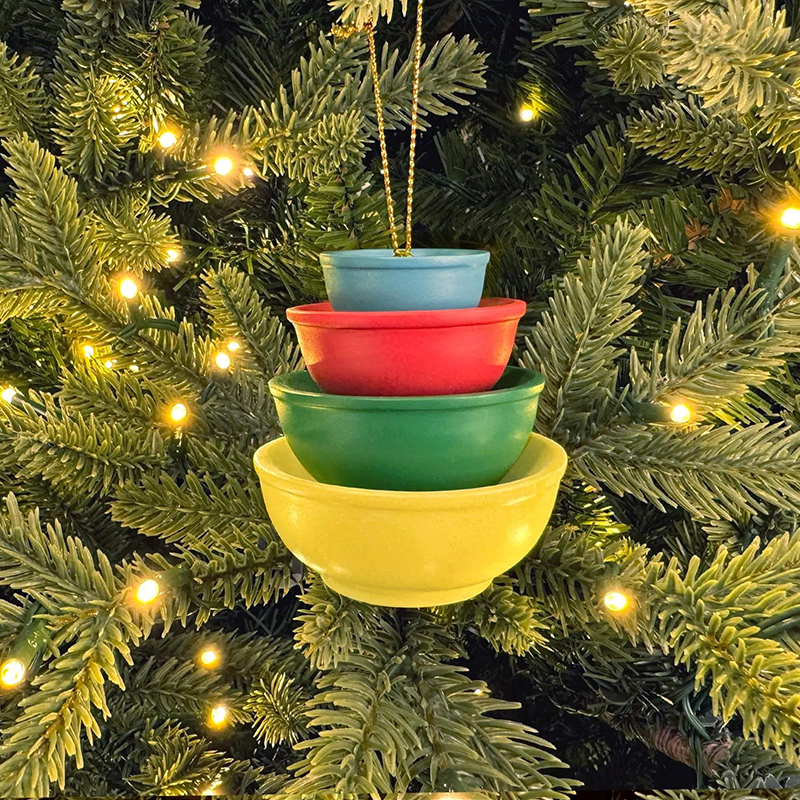 Christmas Bowl Stack Ornament
