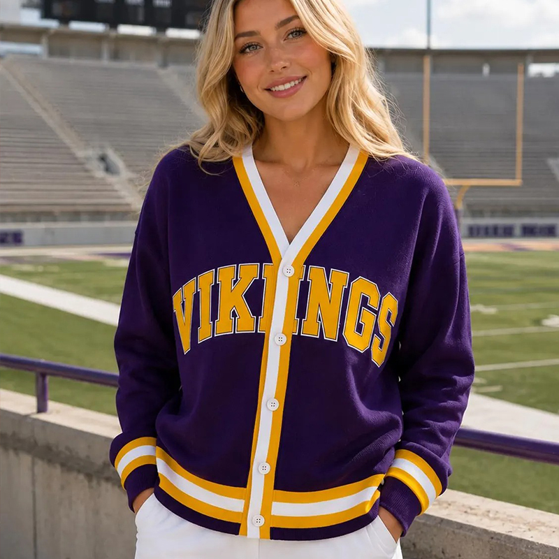 Personalized Mascot School Spirit Teacher Ugly Cardigan Sweaters