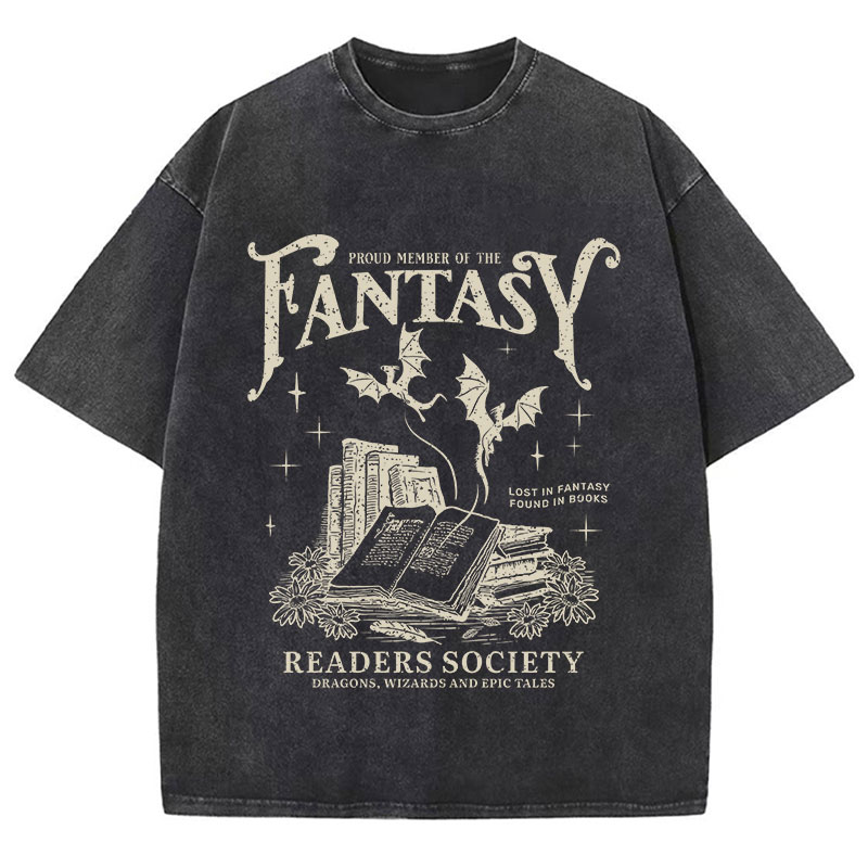 Proud Member Of The Fantasy Teacher Washed T-Shirt