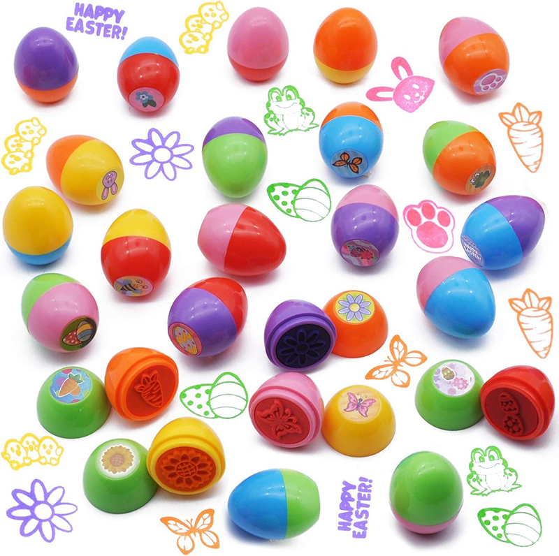 12Pcs Easter Egg Stampers