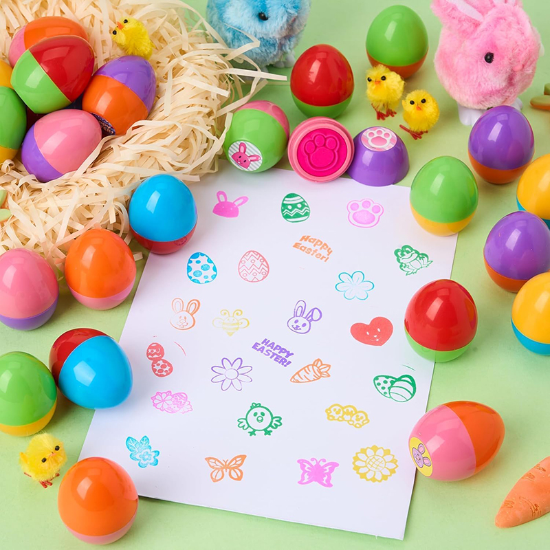 12Pcs Easter Egg Stampers