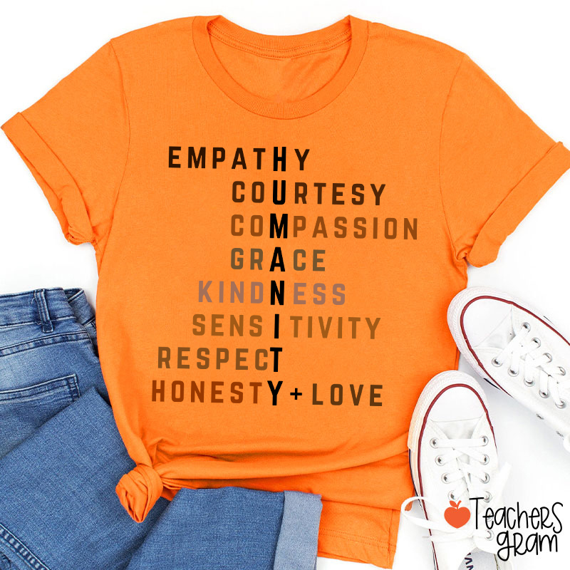 Humanity Crossword Teacher T-Shirt