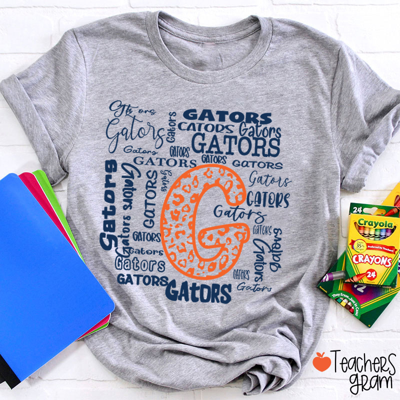 Personalized School Mascot Game Day Teacher T-Shirt