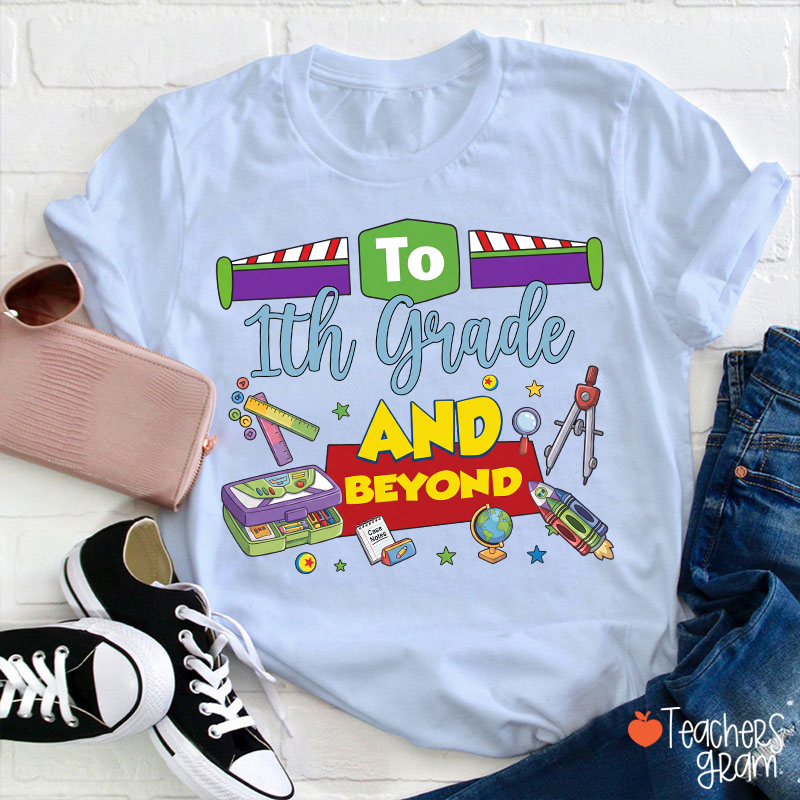 Personalized Grade Teacher Story Beyond Teacher T-Shirt