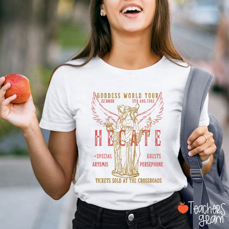 Goddess Hecate Distressed Band Teacher T-Shirt