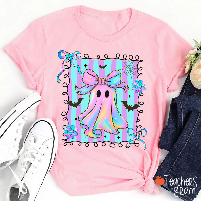 Neon Ghost Teacher T-Shirt