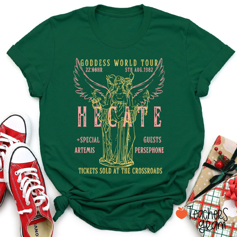 Goddess Hecate Distressed Band Teacher T-Shirt