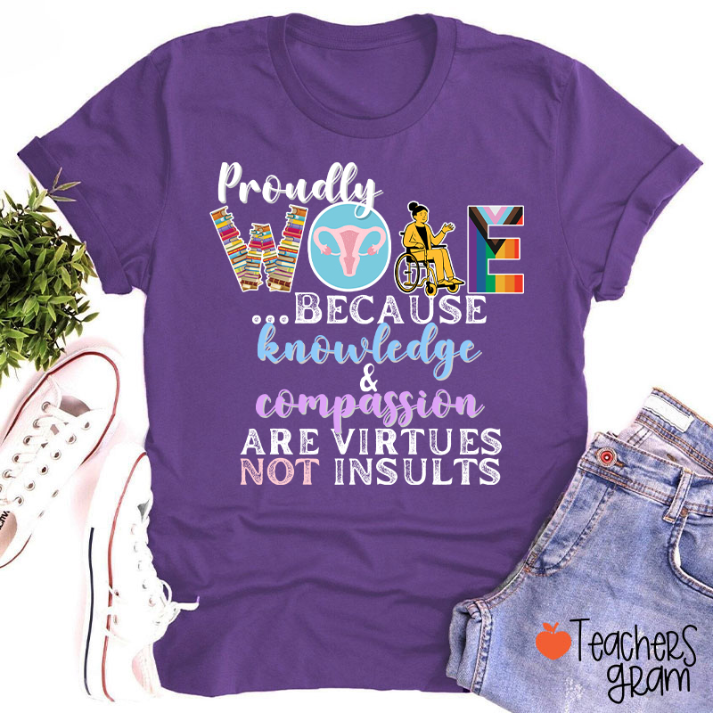 Proudly Woke Teacher T-Shirt