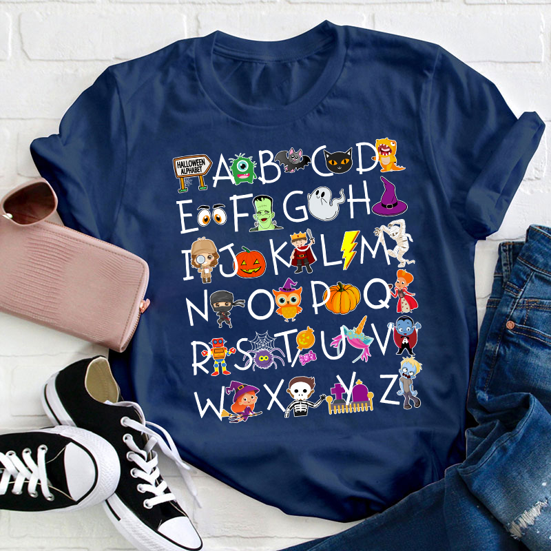 Halloween Alphabet T-Shirt