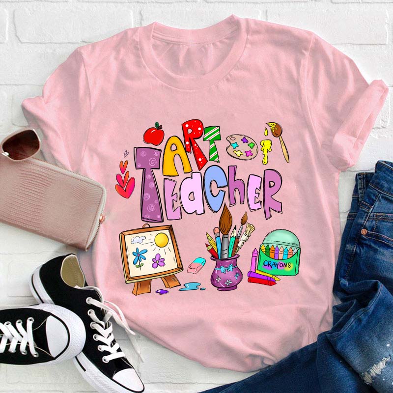 Drawing Lover Teacher T-Shirt