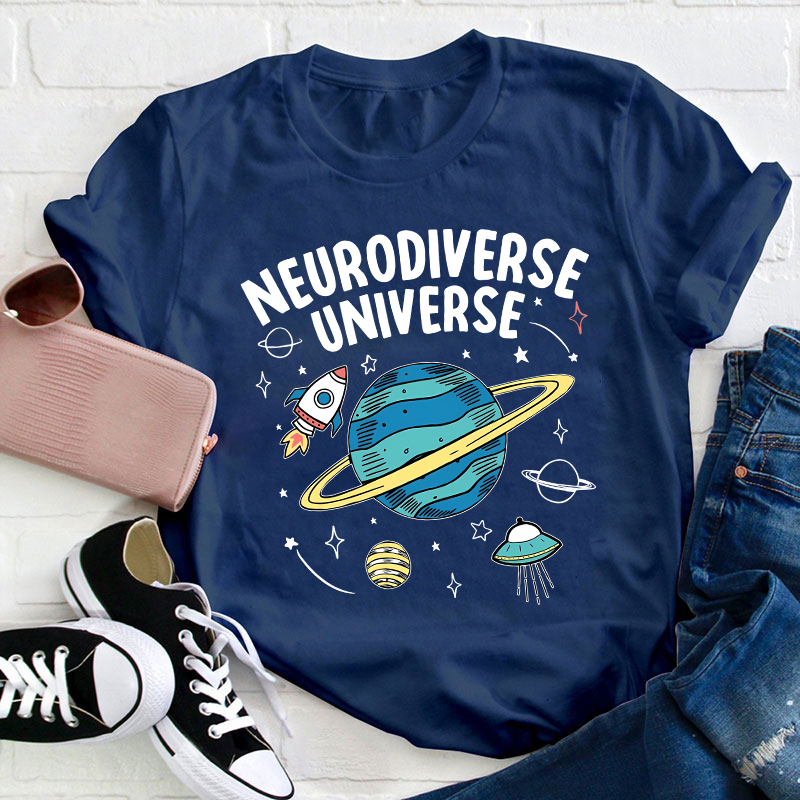 Neurodiverse Universe Teacher T-Shirt