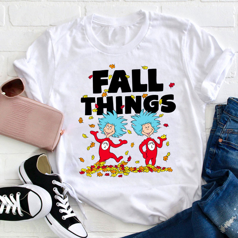 Fall Things Teacher T-Shirt