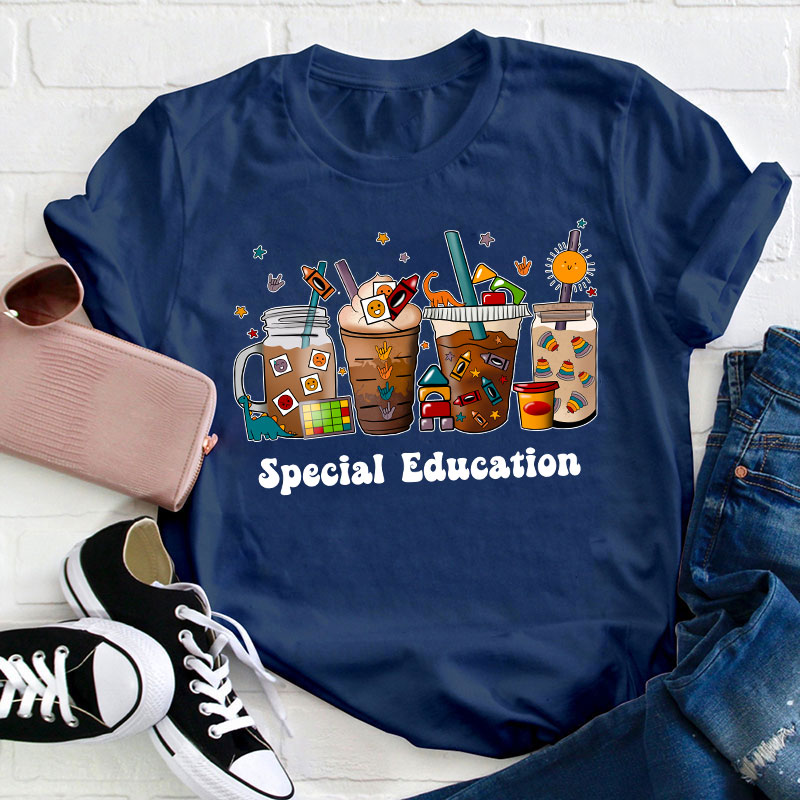 Special Education Beverage Teacher T-Shirt