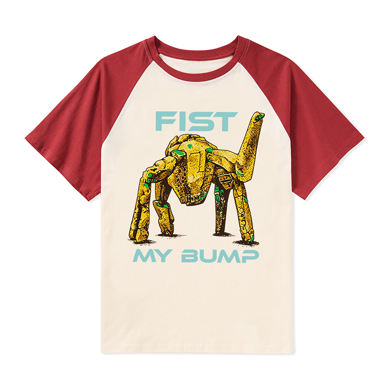 Fist My Bump Teacher Raglan T-Shirt