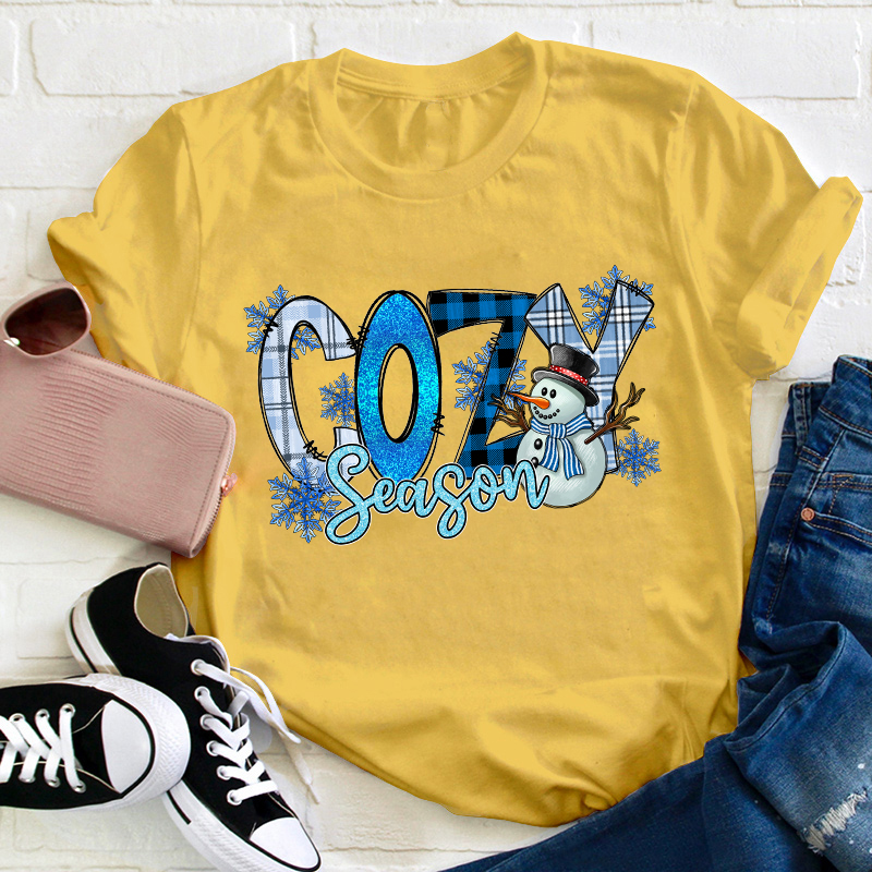 Cozy Season Teacher T-Shirt