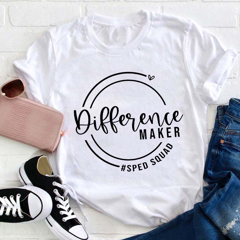 Difference Maker Teacher T-Shirt
