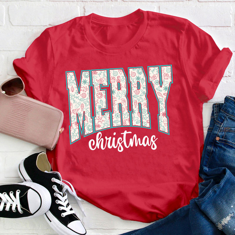 Merry Christmas Teacher T-Shirt