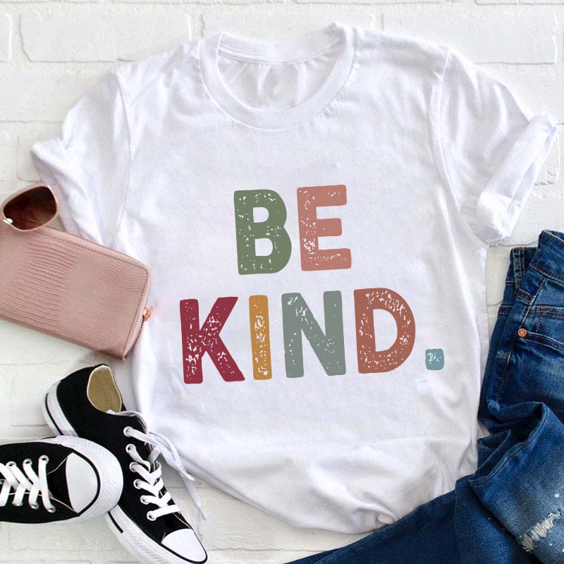 Be Kind Teacher T-Shirt Sale-Teachersgram