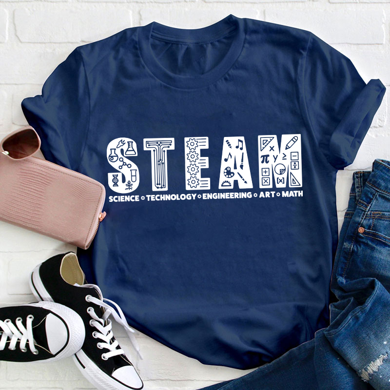 Science Technology Engineering Art Math Teacher T-Shirt