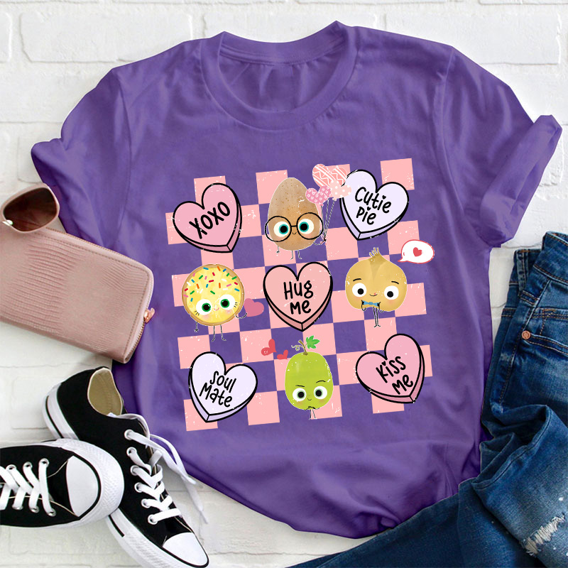 Xoxo Hug Me Kiss Me Teacher T-Shirt