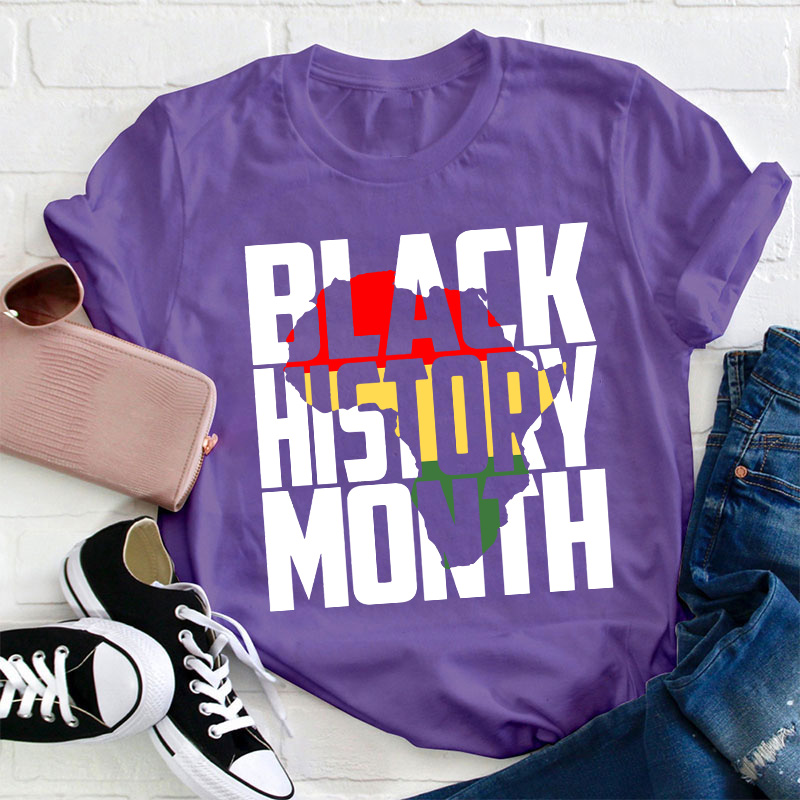 Black History Month Teacher T-Shirt