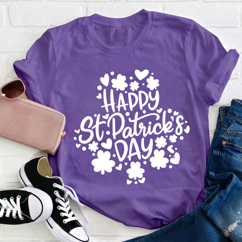 Happy St Patrick's Day Teacher T-Shirt