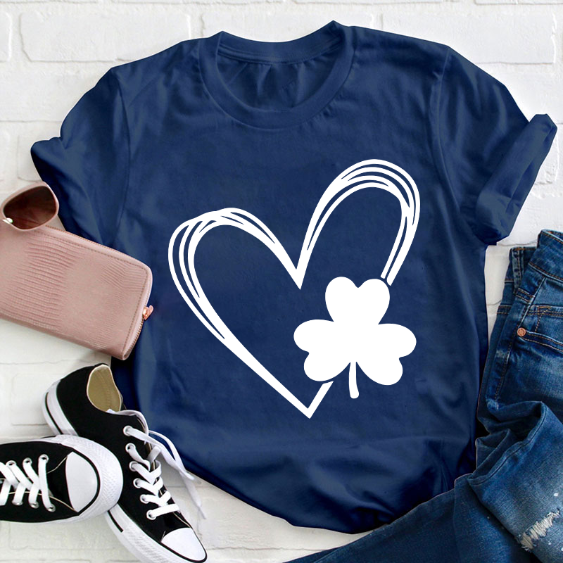 Love Clover Teacher T-Shirt