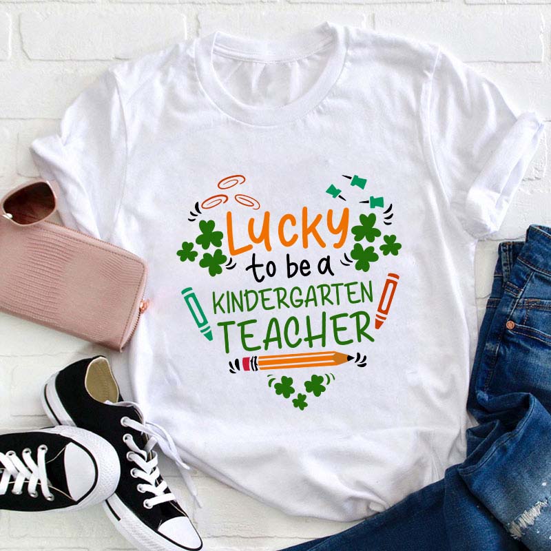 Personalized Lucky To Be A  Teacher T-Shirt