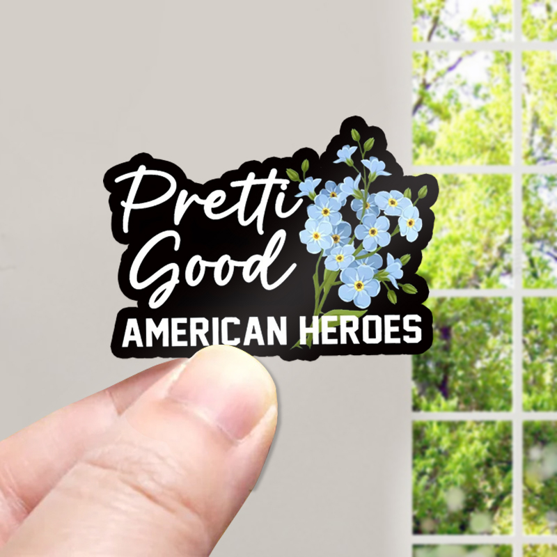 Pretti Good American Heroes Teacher Stickers