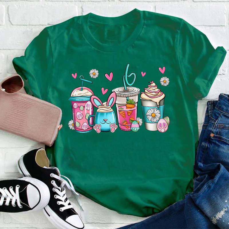 Easter Coffee Teacher T-Shirt