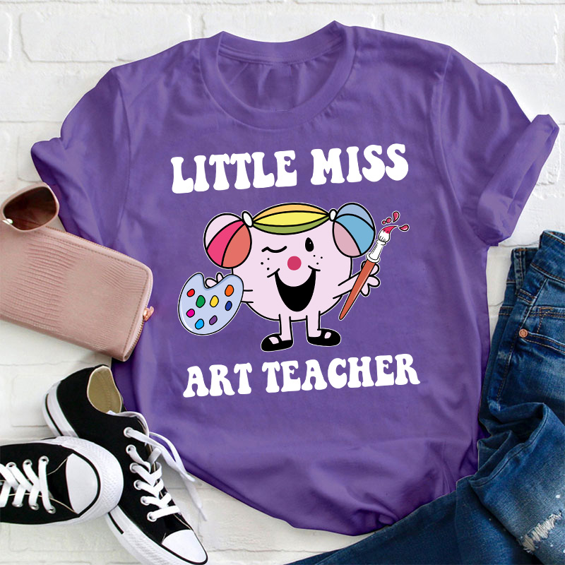 Little Miss Art Teacher T-Shirt