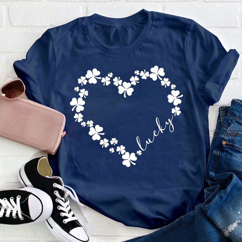 Love Clover Teacher T-Shirt