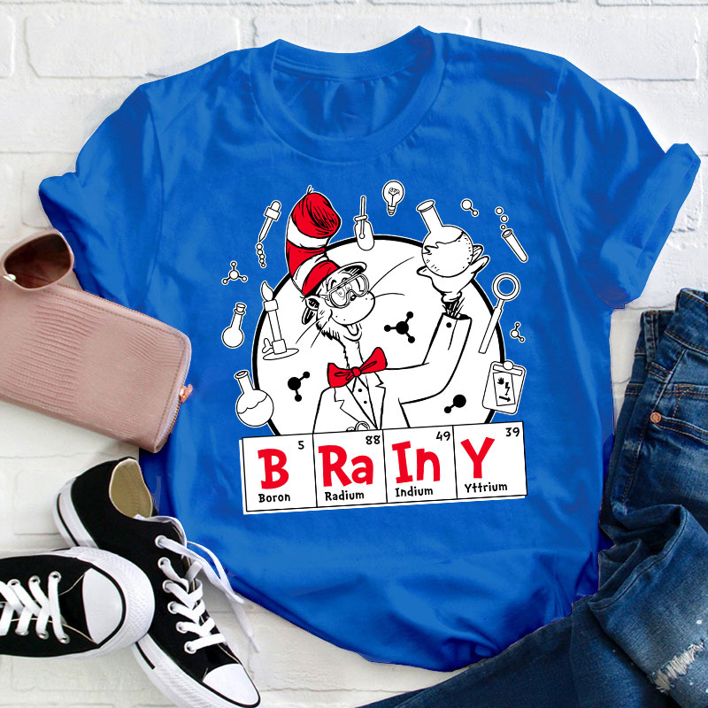 Brainy Chemistry Teacher T-Shirt
