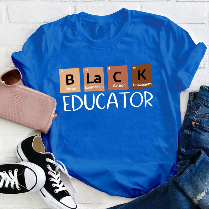 Black Educator Teacher T-Shirt
