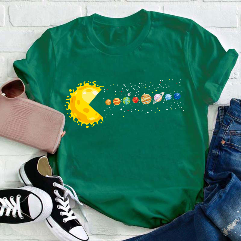 Planets Teacher T-Shirt