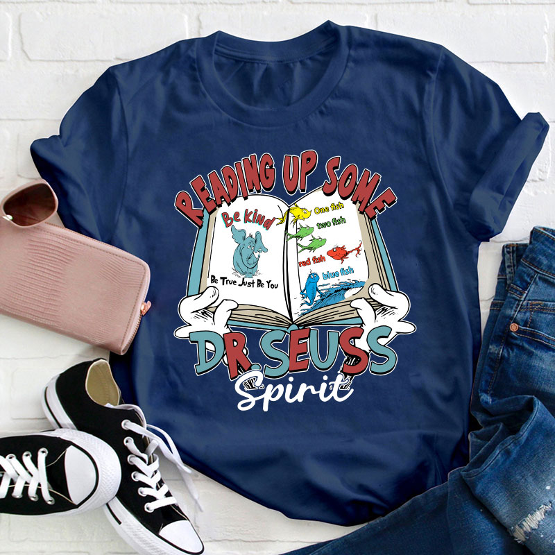 Reading Up Some Spirit Teacher T-Shirt
