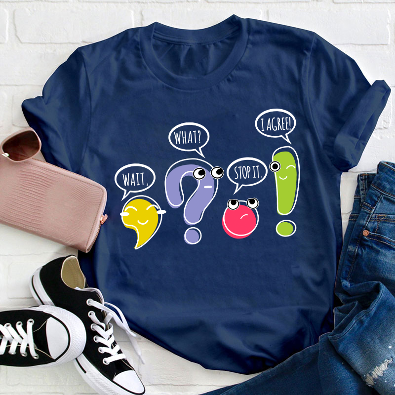 Punctuation Funny Grammar Teacher T-Shirt