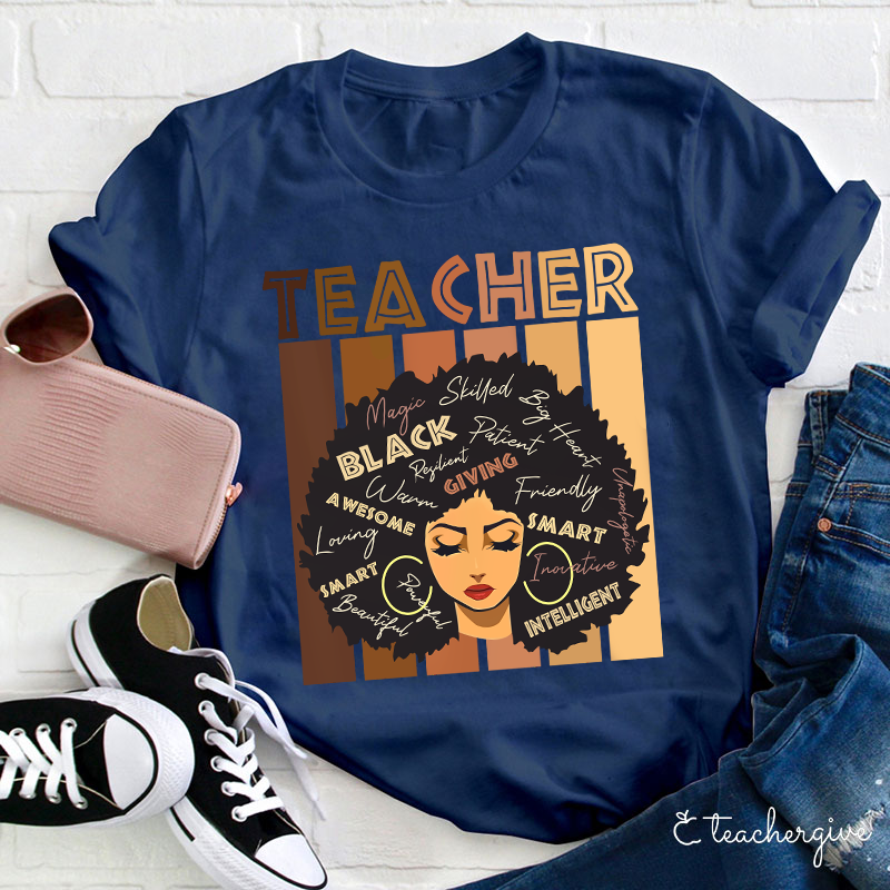 Awesome Black Teacher T-Shirt
