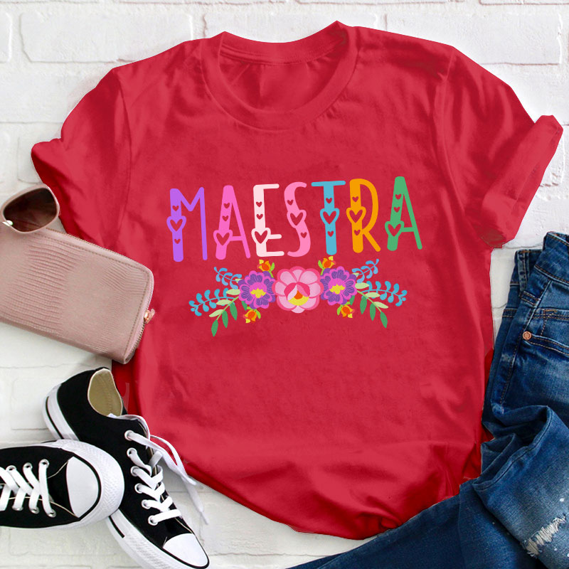 Maestra Spanish Teacher T-Shirt