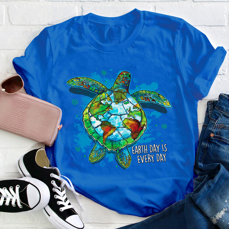 Earth Day Is Every Day Teacher T-Shirt Sale-Teachersgram