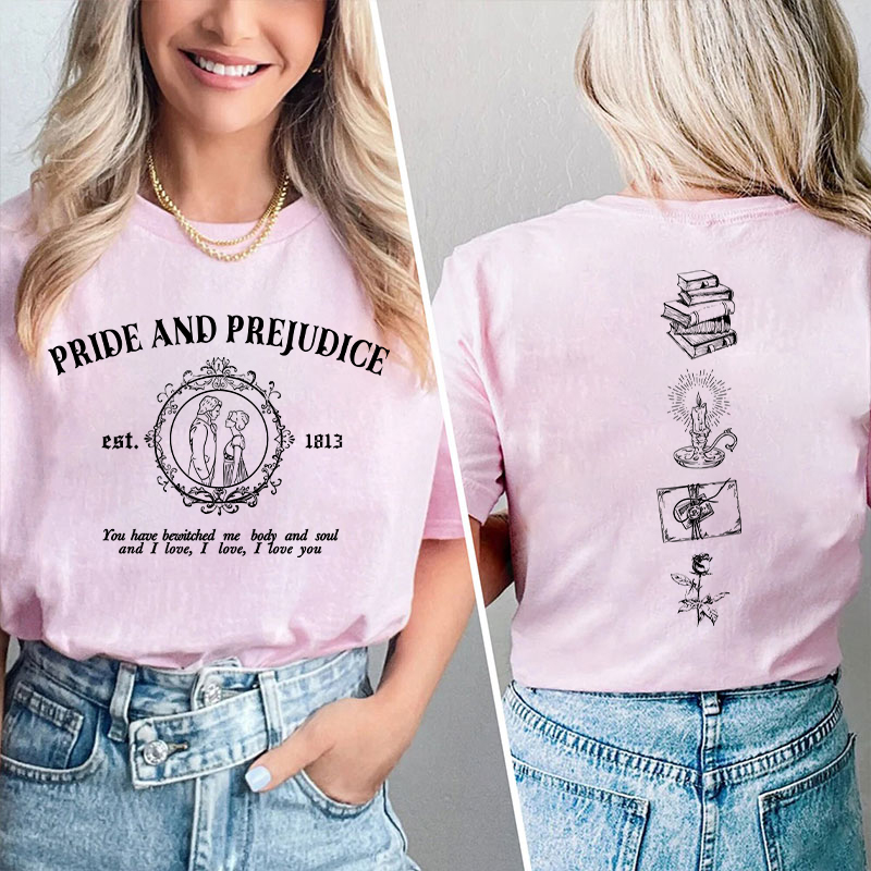 Pride And Prejudice Teacher Two Sided T-Shirt