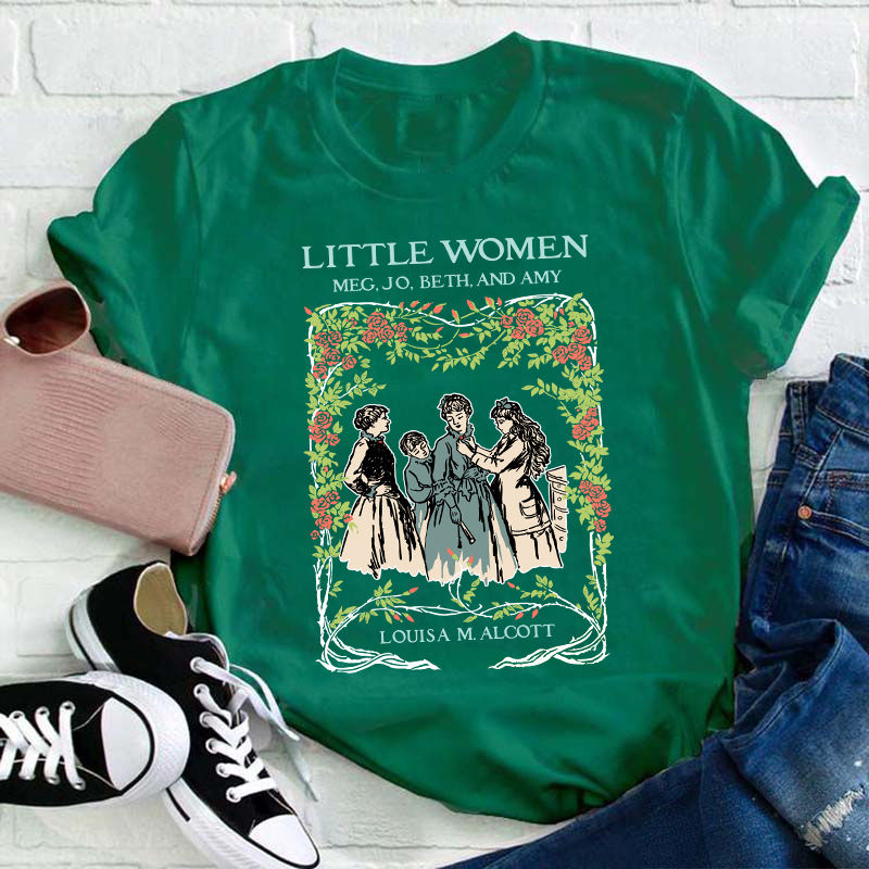 The Cover Of Little Women Teacher T-Shirt