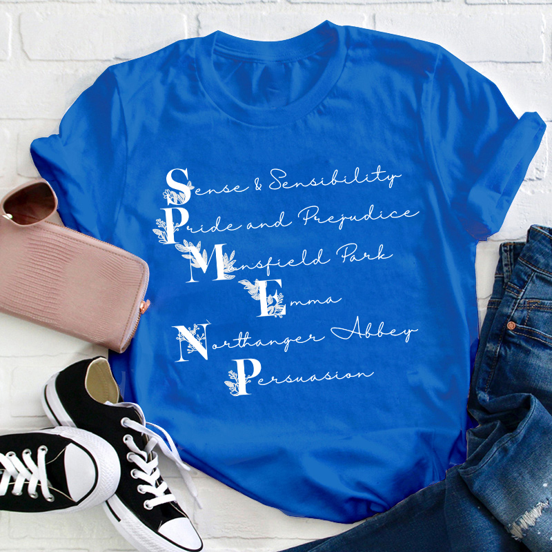 Jane Austen Bookish Teacher T-Shirt