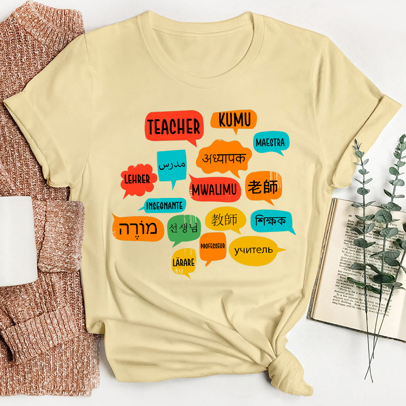 Teacher In Different Languages Spanish Teacher T-Shirt